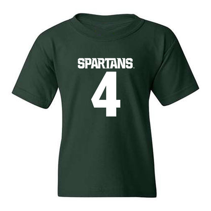 Michigan State - NCAA Softball : Natalie Lower - Generic Shersey Youth T-Shirt-0