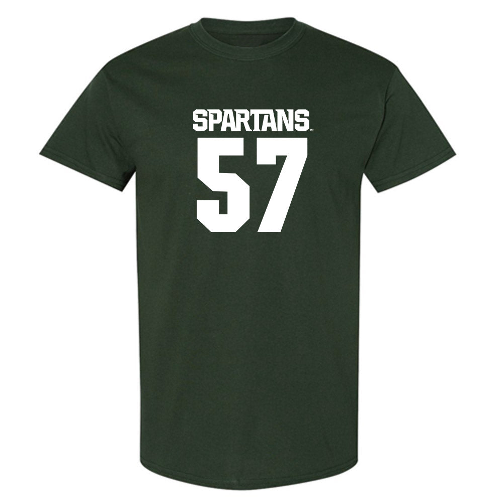 Michigan State - NCAA Football : Hudson Aultman - Generic Shersey T-Shirt-0