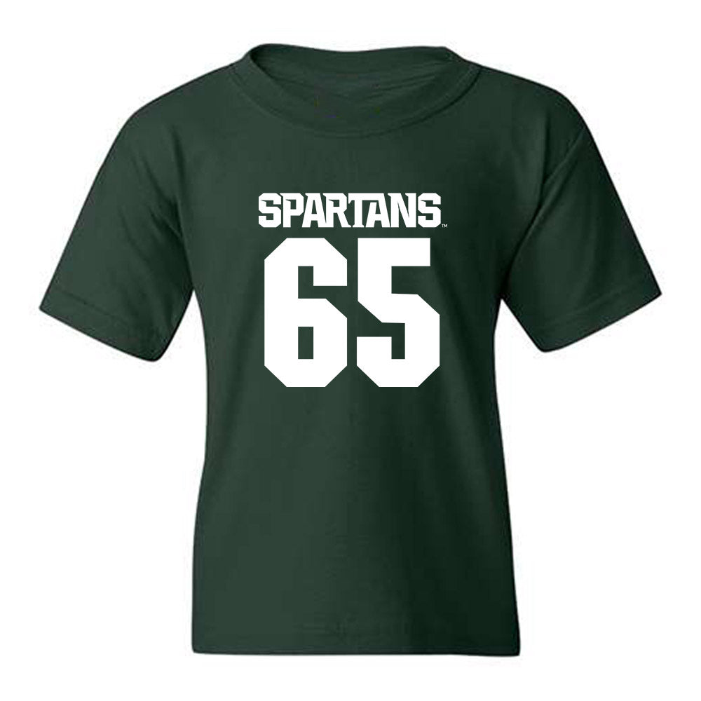 Michigan State - NCAA Football : Cole Bertke - Generic Shersey Youth T-Shirt-0
