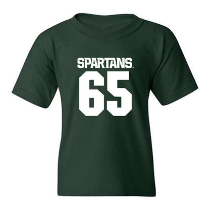 Michigan State - NCAA Football : Cole Bertke - Generic Shersey Youth T-Shirt-0