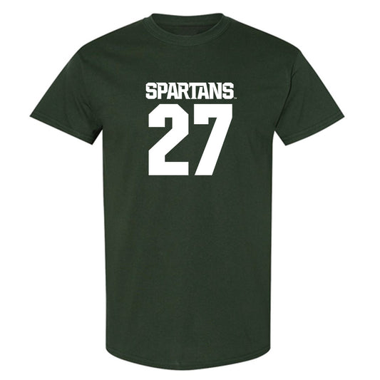 Michigan State - NCAA Football : Darrin Jones Jr. - Generic Shersey T-Shirt-0