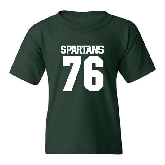 Michigan State - NCAA Football : Drew Nichols - Generic Shersey Youth T-Shirt-0