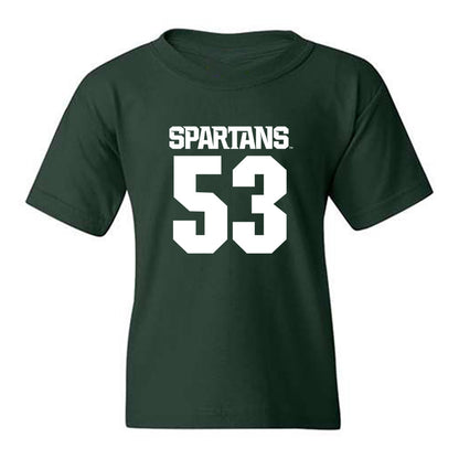 Michigan State - NCAA Football : Trey Serauskis - Generic Shersey Youth T-Shirt-0