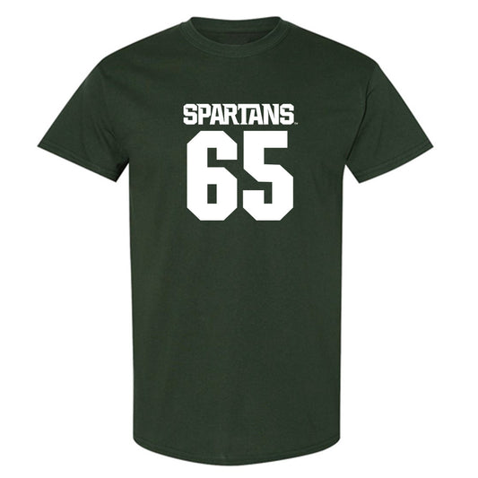 Michigan State - NCAA Football : Cole Bertke - Generic Shersey T-Shirt-0