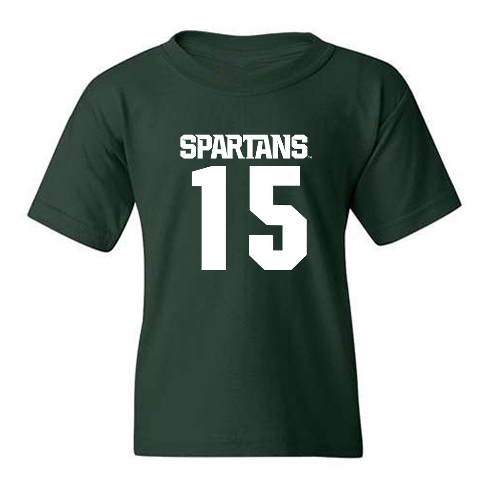 Michigan State - NCAA Football : Leo Hannan - Generic Shersey Youth T-Shirt-0