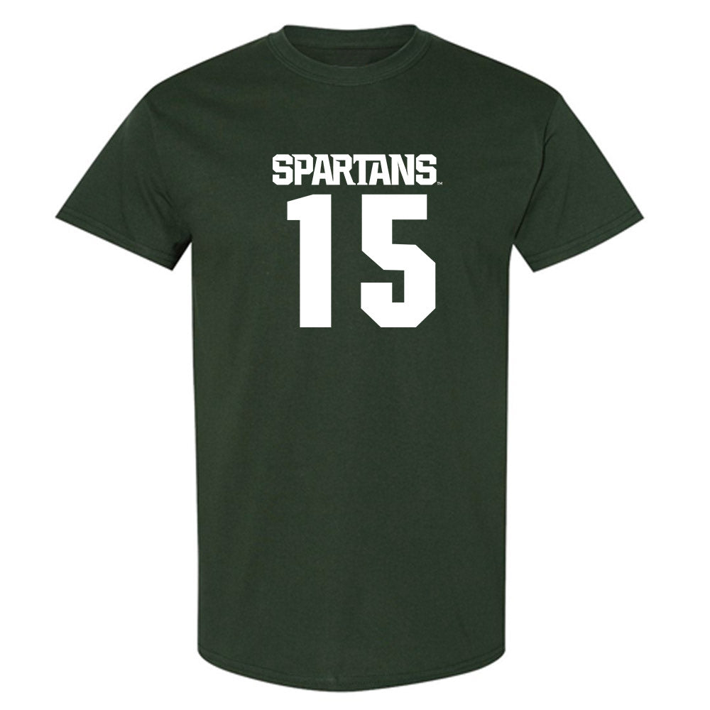 Michigan State - NCAA Football : Caleb Gash - Generic Shersey T-Shirt-0