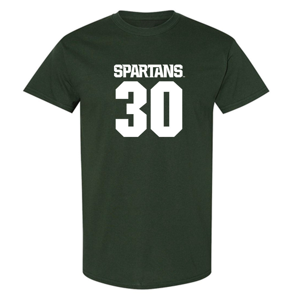 Michigan State - NCAA Men's Soccer : Ezra Horlings - Generic Shersey T-Shirt-0