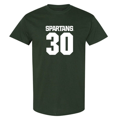 Michigan State - NCAA Men's Soccer : Ezra Horlings - Generic Shersey T-Shirt-0