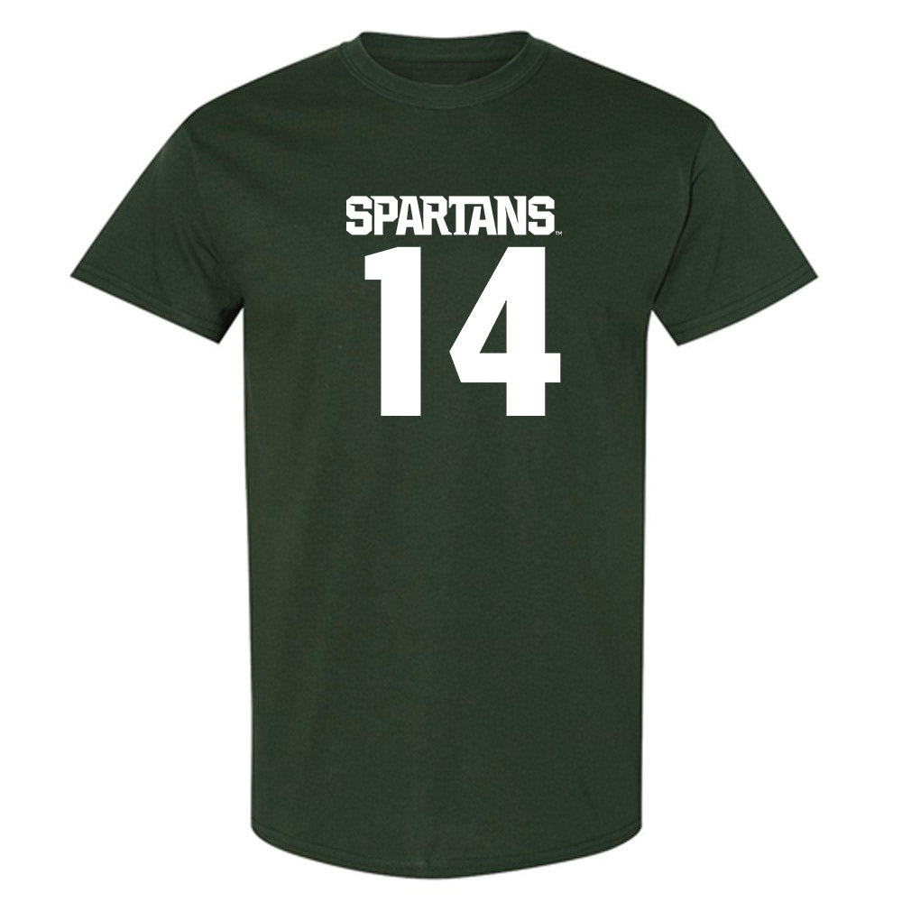 Michigan State - NCAA Baseball : Tommy Szczepanski - Generic Shersey T-Shirt-0