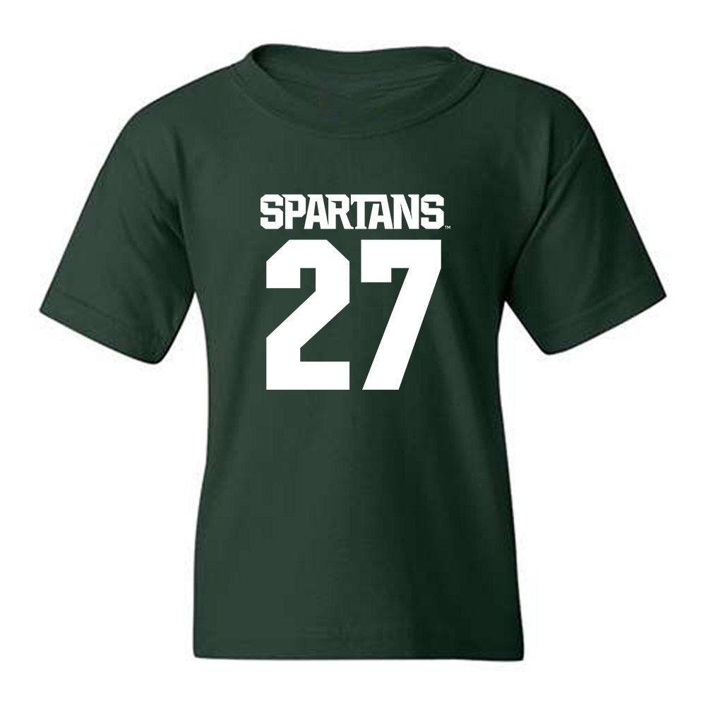 Michigan State - NCAA Football : Darrin Jones Jr. - Generic Shersey Youth T-Shirt-0