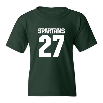 Michigan State - NCAA Football : Darrin Jones Jr. - Generic Shersey Youth T-Shirt-0
