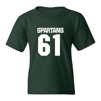 Michigan State - NCAA Football : Collin Campbell - Generic Shersey Youth T-Shirt-0