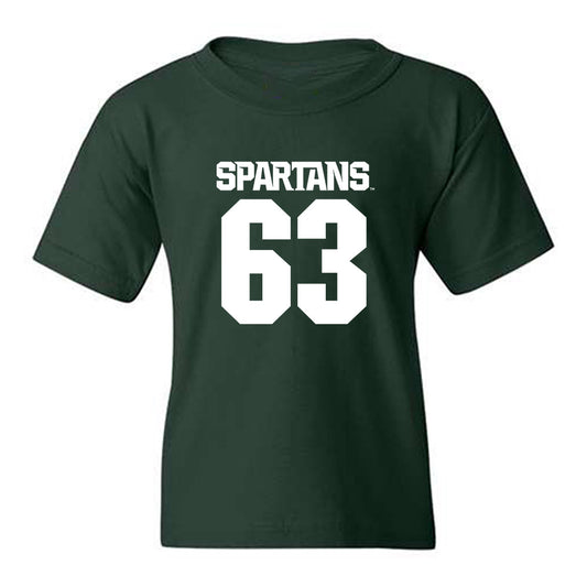Michigan State - NCAA Football : Payton Stewart - Generic Shersey Youth T-Shirt-0