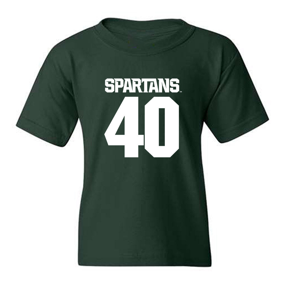 Michigan State - NCAA Football : Tarik Ahmetbasic - Generic Shersey Youth T-Shirt-0