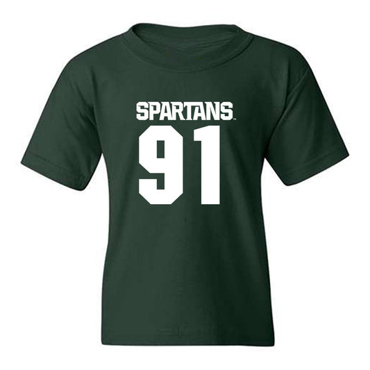 Michigan State - NCAA Football : Jackson Pahl - Generic Shersey Youth T-Shirt-0