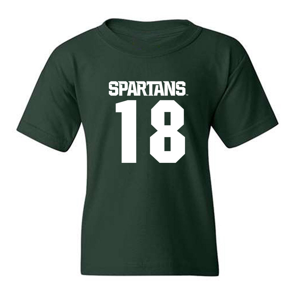 Michigan State - NCAA Men's Soccer : Justin Cassell - Generic Shersey Youth T-Shirt-0