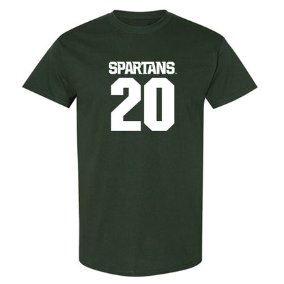 Michigan State - NCAA Men's Ice Hockey : Daniel Russell - Generic Shersey T-Shirt-0