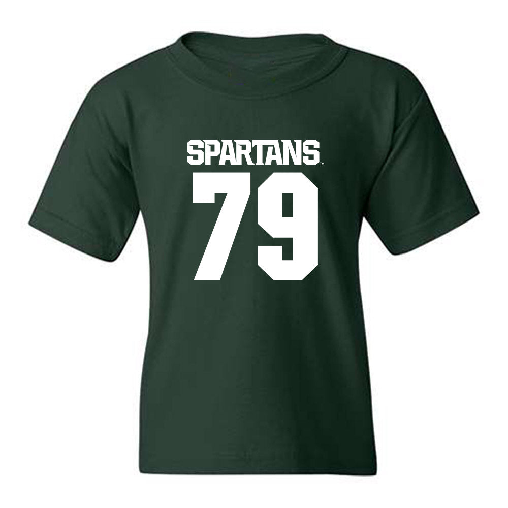 Michigan State - NCAA Football : Tristan Comer - Generic Shersey Youth T-Shirt-0