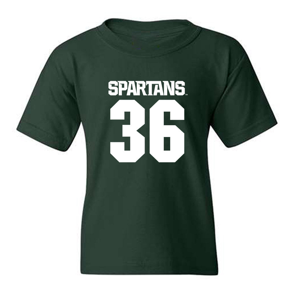 Michigan State - NCAA Football : Leonard Ah You - Generic Shersey Youth T-Shirt-0