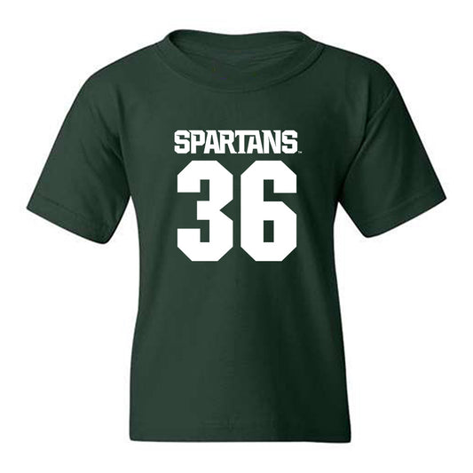 Michigan State - NCAA Football : Leonard Ah You - Generic Shersey Youth T-Shirt-0
