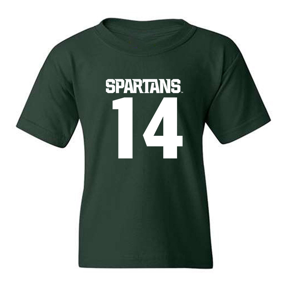 Michigan State - NCAA Men's Soccer : Dominic Dono - Generic Shersey Youth T-Shirt-0