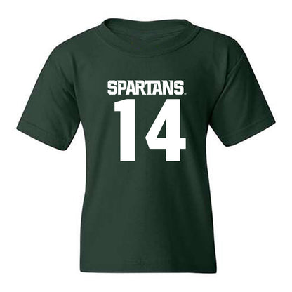 Michigan State - NCAA Men's Soccer : Dominic Dono - Generic Shersey Youth T-Shirt-0