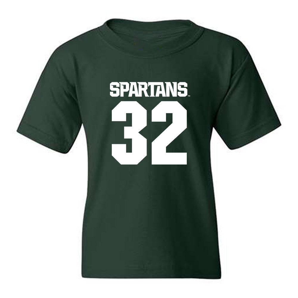 Michigan State - NCAA Men's Soccer : David Anderson - Generic Shersey Youth T-Shirt-0