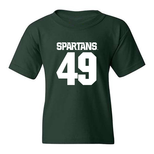 Michigan State - NCAA Men's Basketball : Anton Bonke - Generic Shersey Youth T-Shirt-0
