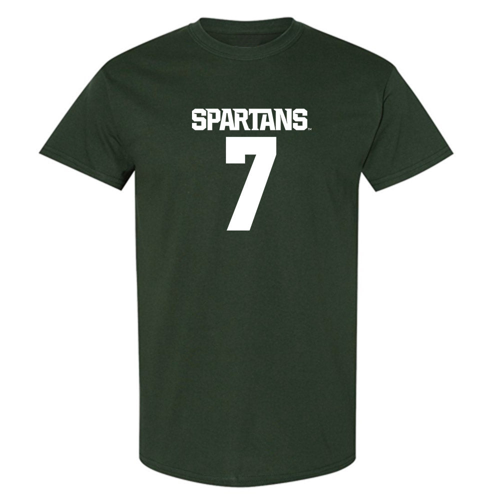 Michigan State - NCAA Women's Volleyball : Malayah Long - Generic Shersey T-Shirt-0