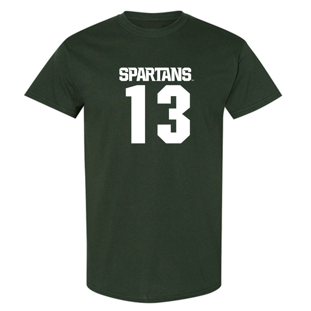 Michigan State - NCAA Baseball : CJ Deckinga - Generic Shersey T-Shirt-0