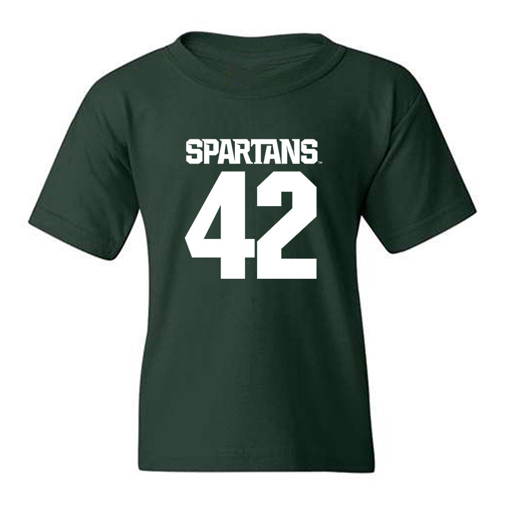 Michigan State - NCAA Baseball : Andrew Siler - Generic Shersey Youth T-Shirt-0