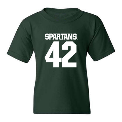 Michigan State - NCAA Baseball : Andrew Siler - Generic Shersey Youth T-Shirt-0