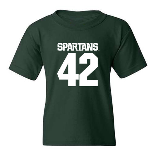 Michigan State - NCAA Baseball : Andrew Siler - Generic Shersey Youth T-Shirt-0
