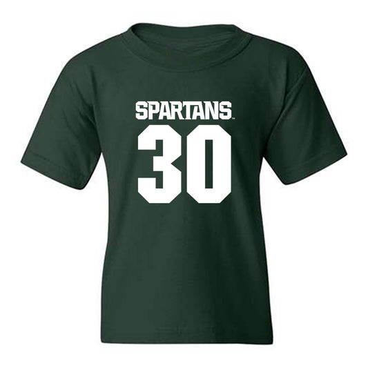 Michigan State - NCAA Men's Soccer : Ezra Horlings - Generic Shersey Youth T-Shirt-0