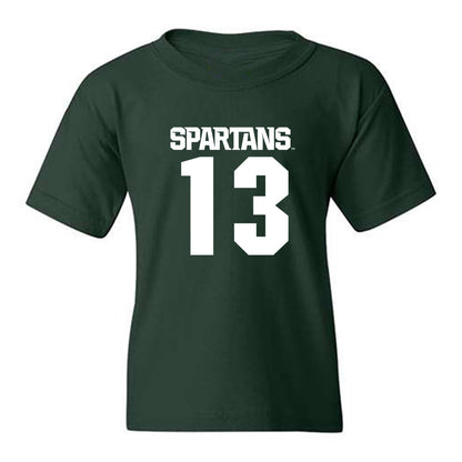 Michigan State - NCAA Football : Isaac Smith - Generic Shersey Youth T-Shirt-0