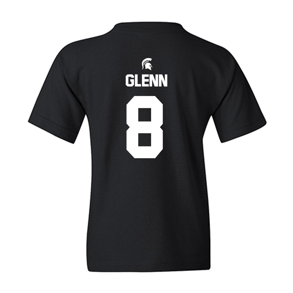 Michigan State - NCAA Men's Basketball : Kaleb Glenn - Sports Shersey Youth T-Shirt-1