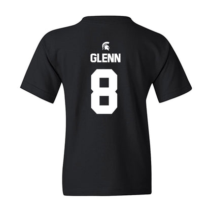 Michigan State - NCAA Men's Basketball : Kaleb Glenn - Sports Shersey Youth T-Shirt-1