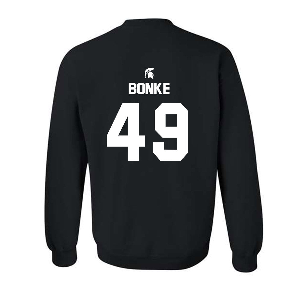 Michigan State - NCAA Men's Basketball : Anton Bonke - Sports Shersey Crewneck Sweatshirt-1
