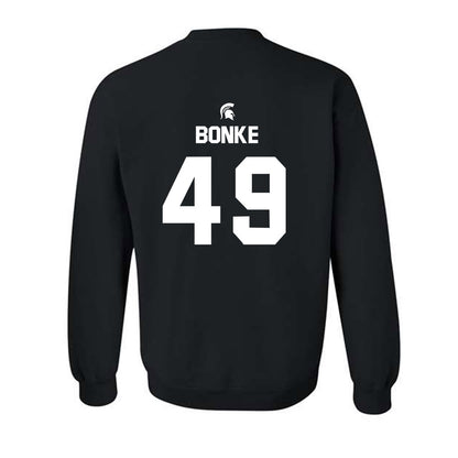 Michigan State - NCAA Men's Basketball : Anton Bonke - Sports Shersey Crewneck Sweatshirt-1