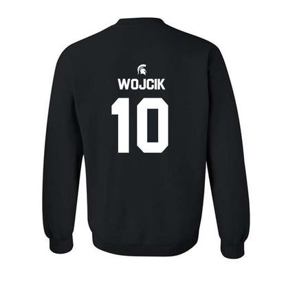 Michigan State - NCAA Men's Basketball : Denham Wojcik - Sports Shersey Crewneck Sweatshirt-1