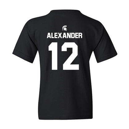 Michigan State - NCAA Women's Basketball : Isa Alexander - Sports Shersey Youth T-Shirt-1