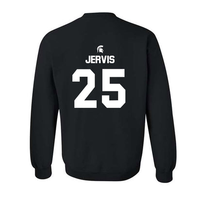 Michigan State - NCAA Men's Basketball : Jasiah Jervis - Sports Shersey Crewneck Sweatshirt-1