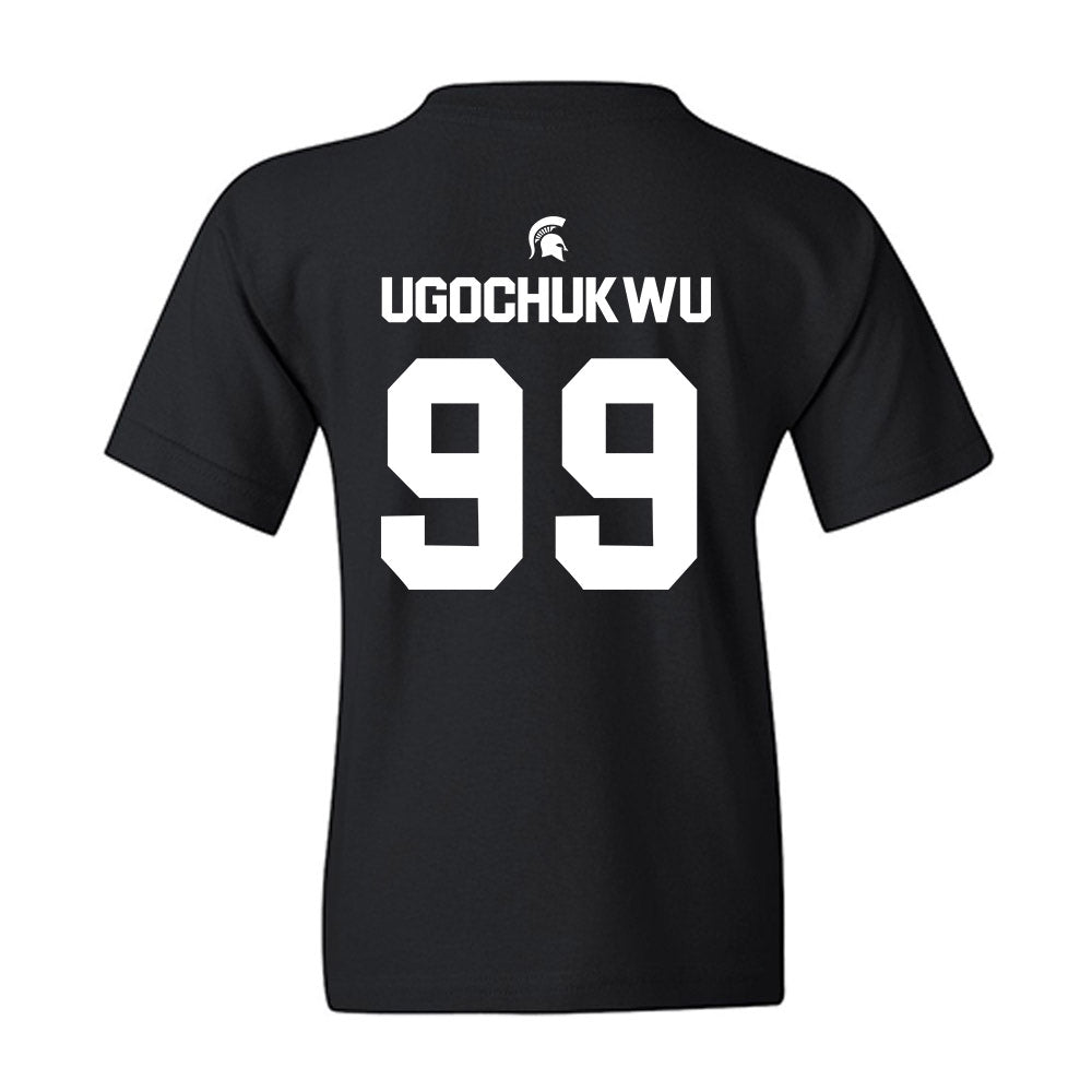 Michigan State - NCAA Men's Basketball : Divine-Collins Ugochukwu - Sports Shersey Youth T-Shirt-1