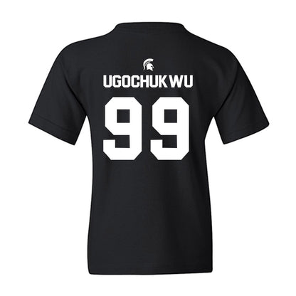 Michigan State - NCAA Men's Basketball : Divine-Collins Ugochukwu - Sports Shersey Youth T-Shirt-1