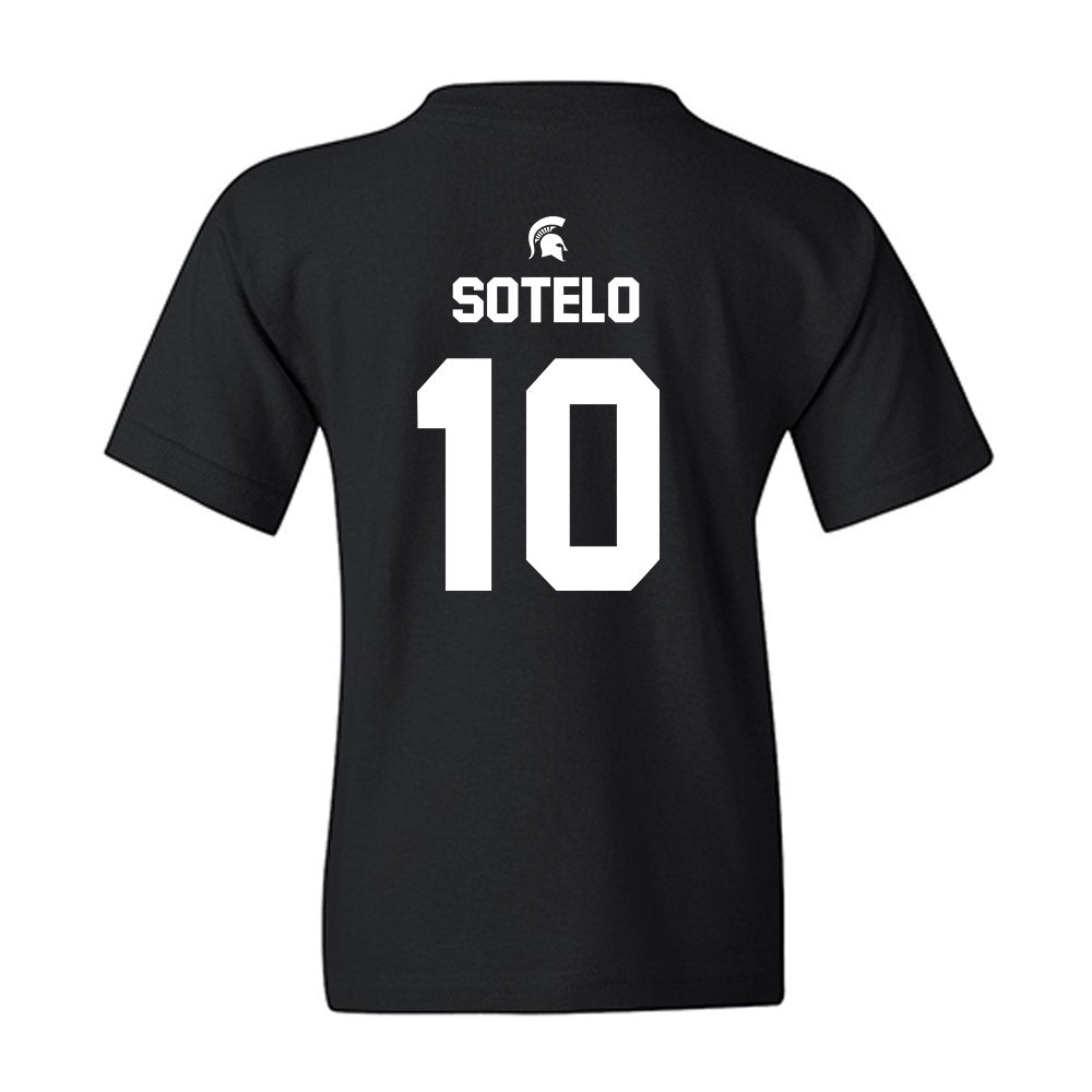 Michigan State - NCAA Women's Basketball : Ines Sotelo - Sports Shersey Youth T-Shirt-1