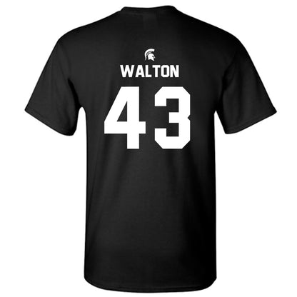 Michigan State - NCAA Men's Basketball : Colin Walton - Sports Shersey T-Shirt-1