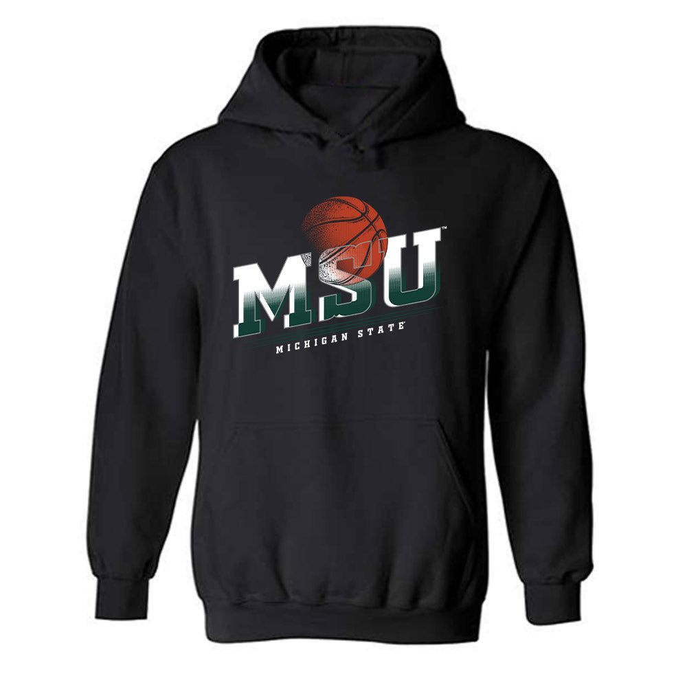 Michigan State - NCAA Men's Basketball : Julius Avent - Sports Shersey Hooded Sweatshirt-0
