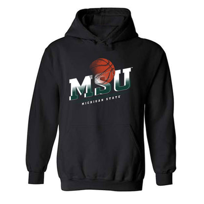 Michigan State - NCAA Men's Basketball : Julius Avent - Sports Shersey Hooded Sweatshirt-0