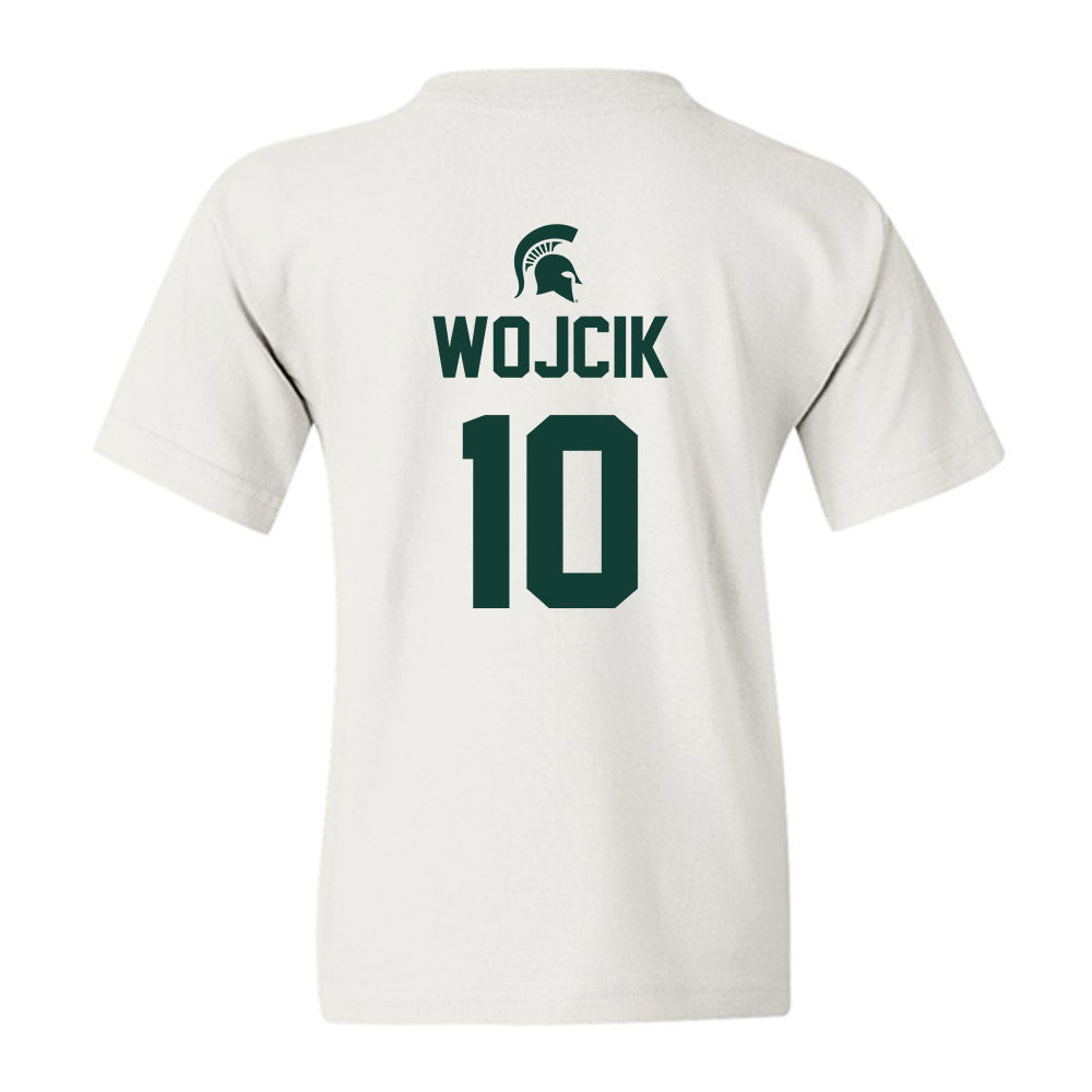 Michigan State - NCAA Men's Basketball : Denham Wojcik - Sports Shersey Youth T-Shirt-1