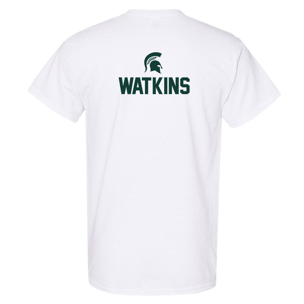 Michigan State - NCAA Men's Basketball : Matthew Watkins - Sports Shersey T-Shirt-1